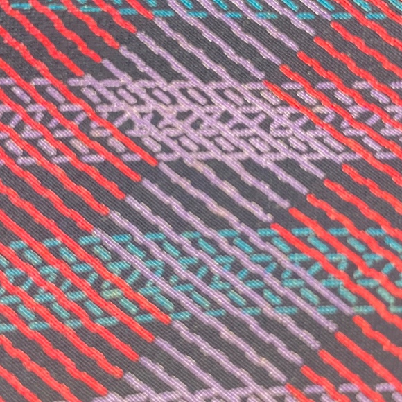 MISSONI -Set of 3 Men’s 100% Silk Tie Necktie Zigzag Pattern (Read Condition) - Picture 10 of 12